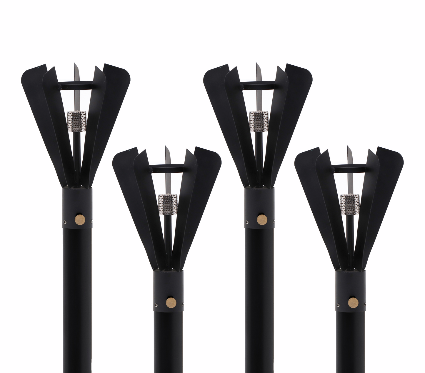 Big Kahuna Fin Style Permanent Gas Tiki Torch